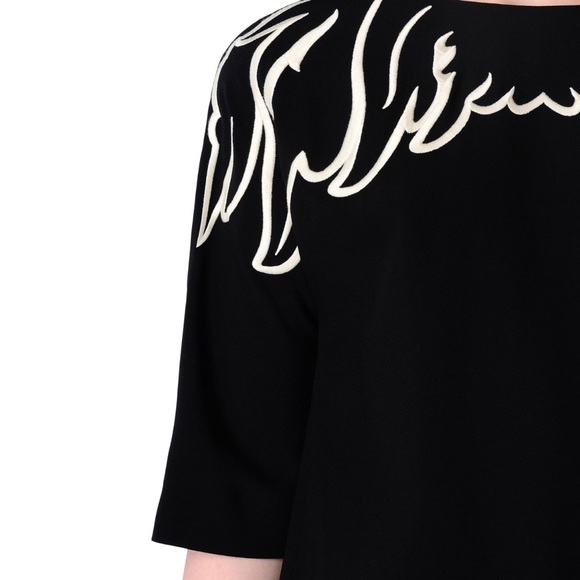 Red valentino wings embroidered jumpsuit - Picture 4 of 9